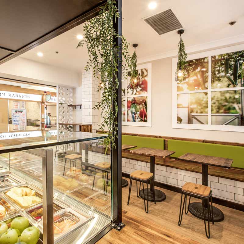 Interior Design for Greenhouse Salad Bar in Edgecliff