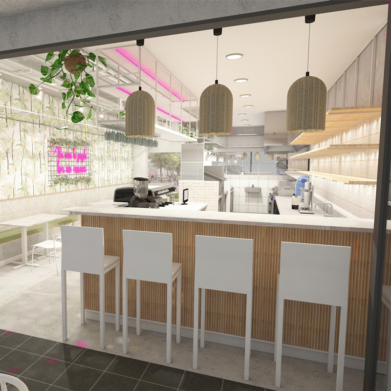 Interior Design for Wonder Full Eatery in Sydney