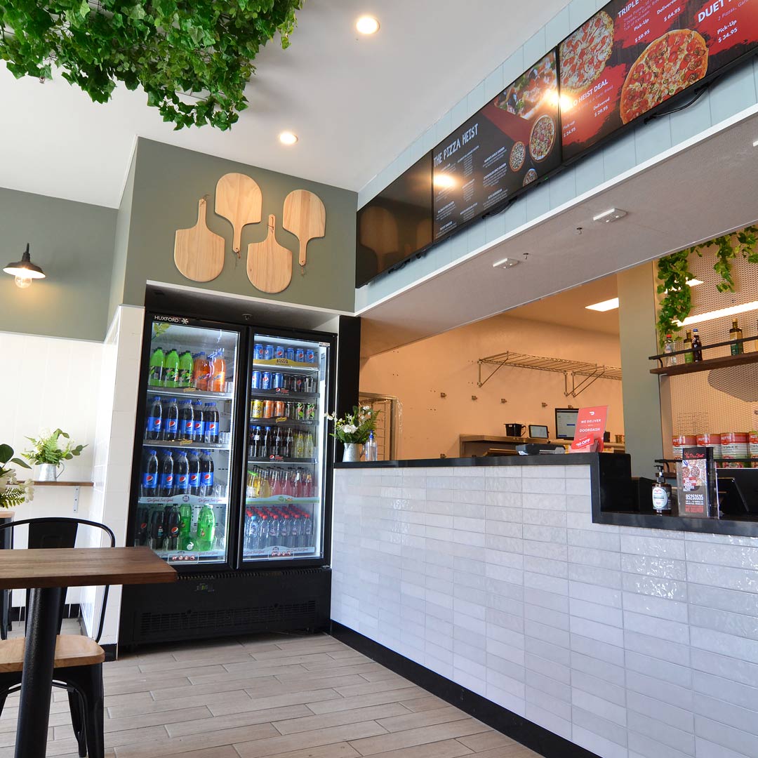 Interior Design for The Pizza Heist in Miranda